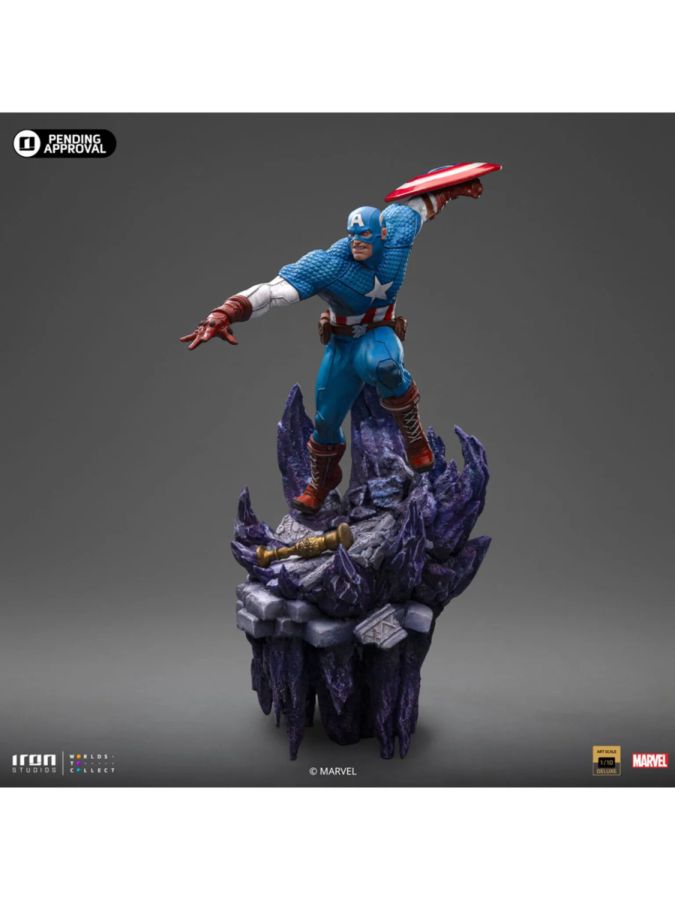 Captain America - Captain America Deluxe 1:10 Scale Statue