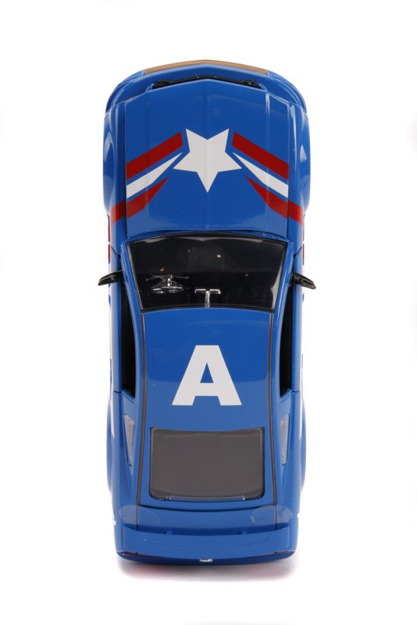 Captain America - 2006 Ford Mustang GT 1:24 Scale Hollywood Ride - Ozzie Collectables