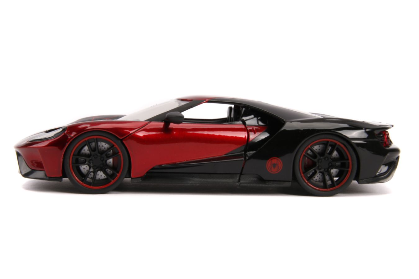 Spider-Man - Miles Morales 2017 Ford GT 1:24 Scale Hollywood Ride - Ozzie Collectables