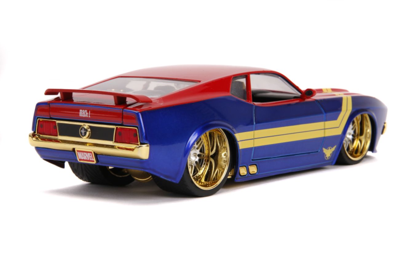 Captain Marvel - 1973 Ford Mustang Mach 1 1:24 Scale Hollywood Ride - Ozzie Collectables