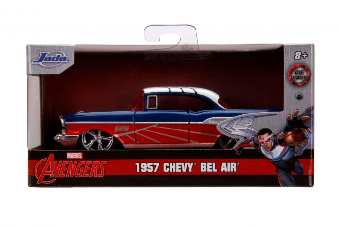 Captain America - Falcon 1957 Chevy Bel-Air 1:32 Scale Hollywood Ride - Ozzie Collectables