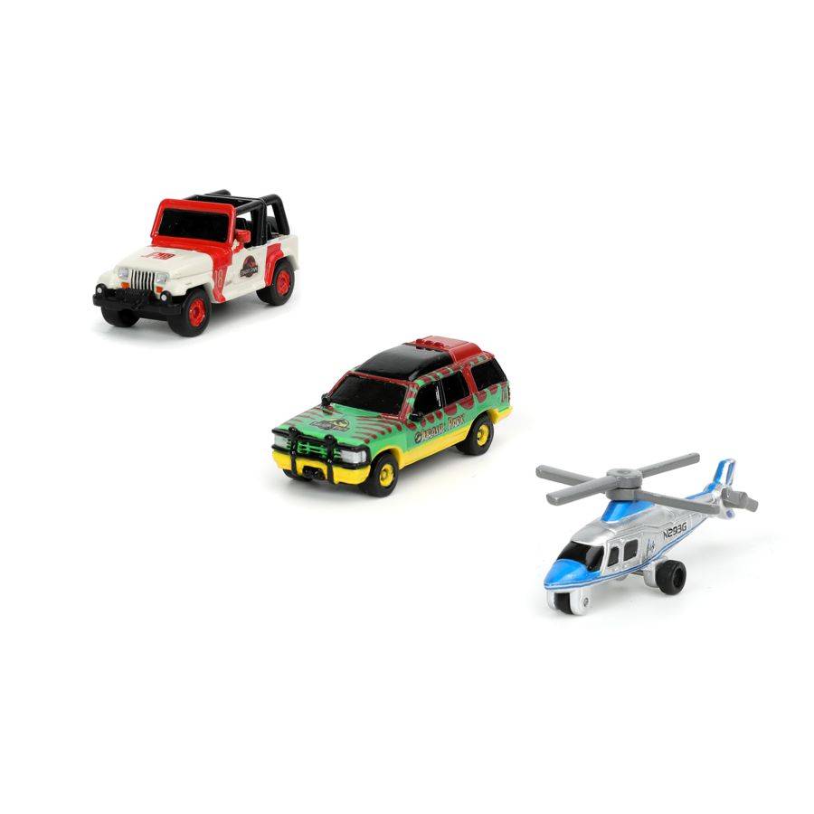 Jurassic Park - Nano Hollywood Ride 3-Pack