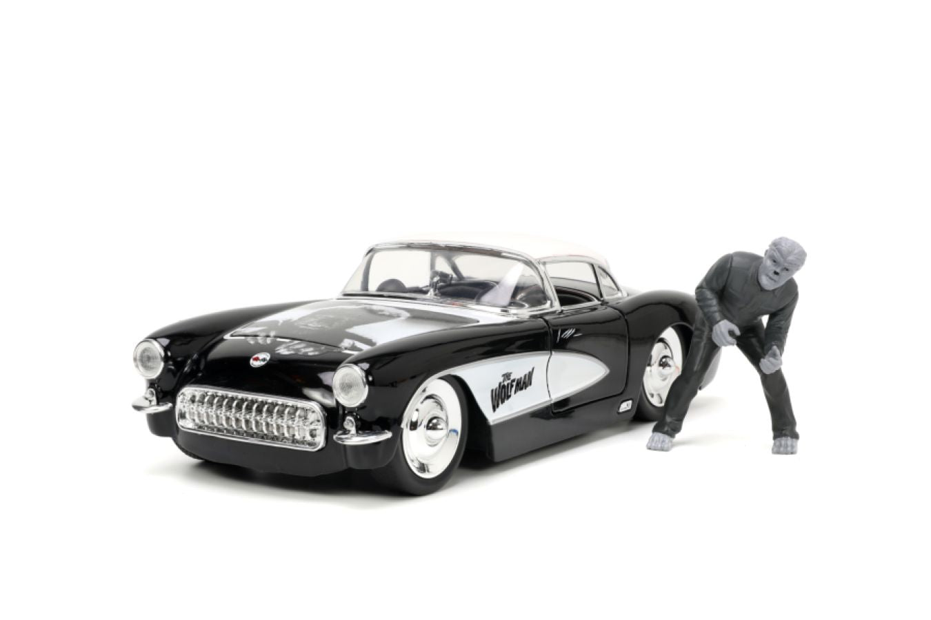 Universal Monsters - Wolfman with Vehicle 1:24 Scale