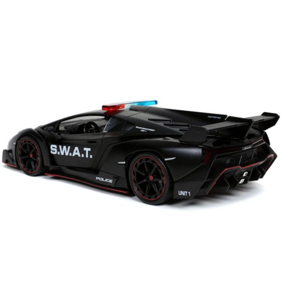 Hyperspec - 2017 Lamborghini Veneno Black 1:24 Scale