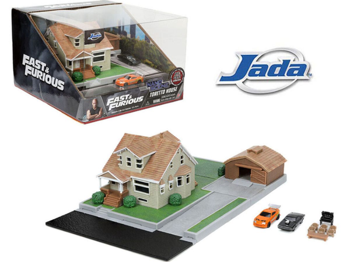 Fast and Furious - Dom's House NanoScene with 2 Vehicles