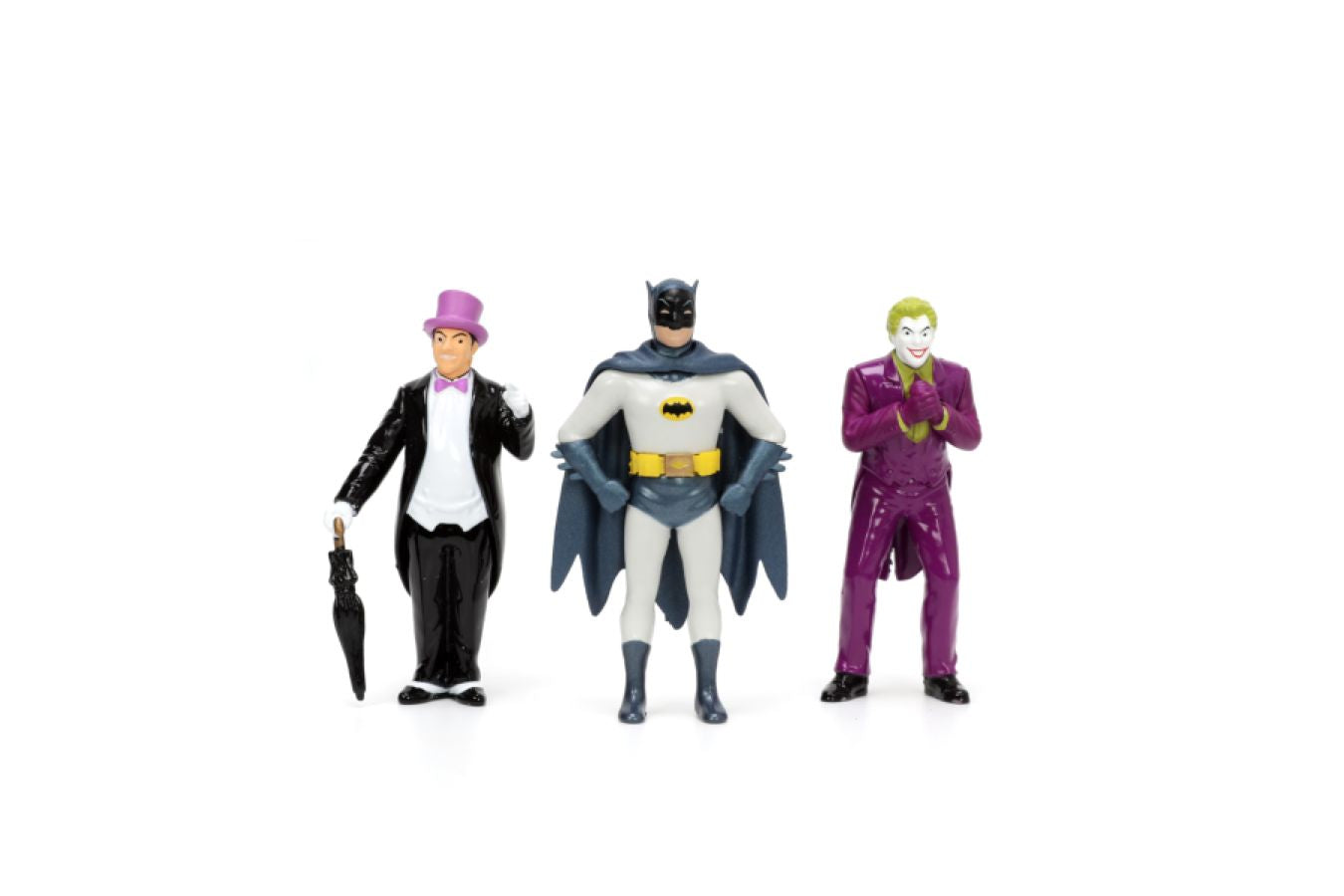 Batman (TV) - Classic Batmobile with 4 Figures 1:24 Scale Set