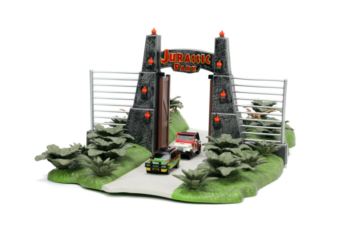 Jurassic Park - Nano Scene Diorama with 2 vehicles