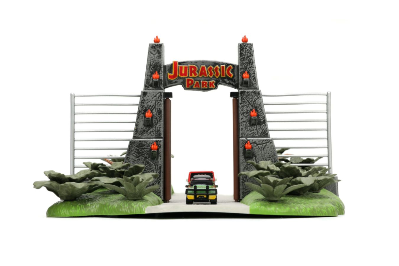 Jurassic Park - Nano Scene Diorama with 2 vehicles