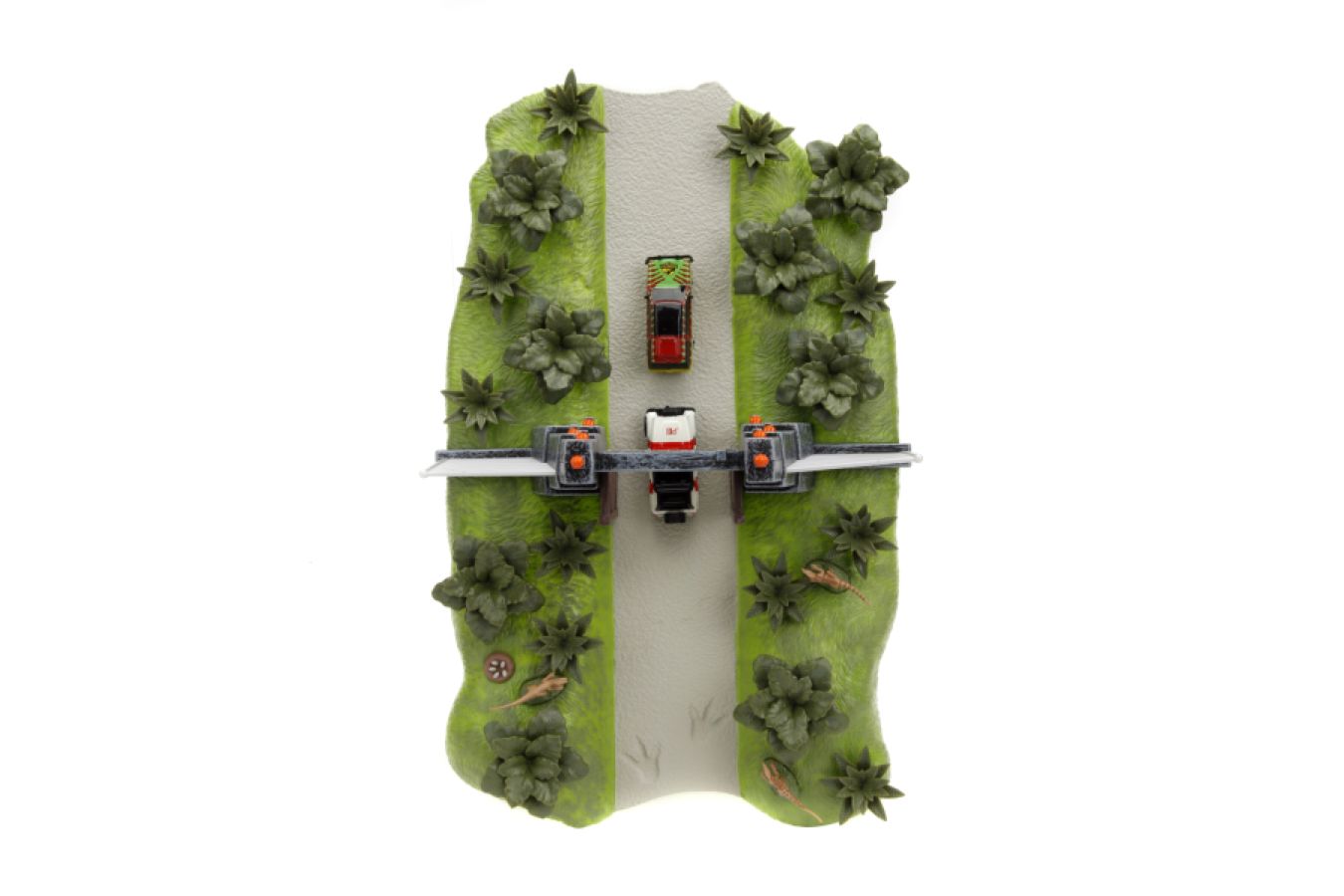 Jurassic Park - Nano Scene Diorama with 2 vehicles