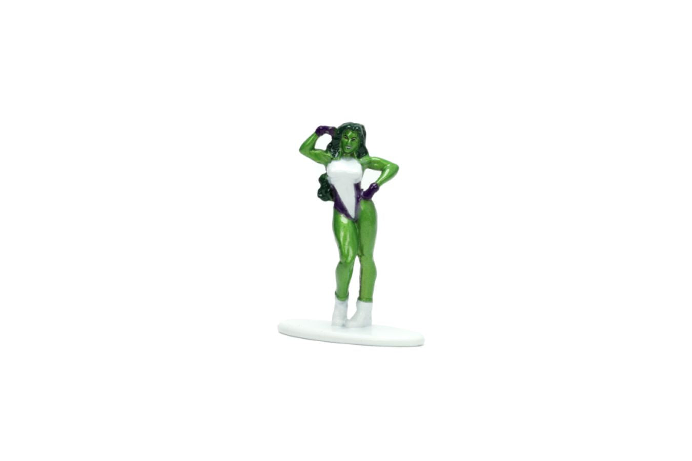 Marvel Comics - 1973 Plymouth Barracuda 1:32 Scale Vehicle with She-Hulk Figure