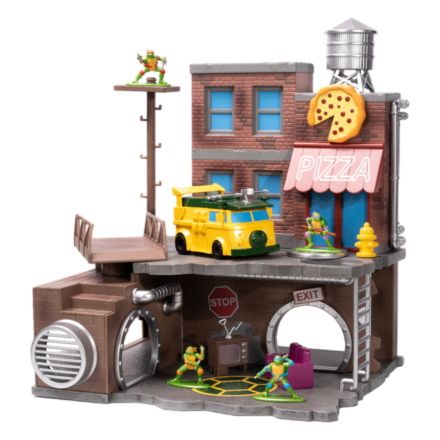 Teenage Mutant Ninja Turtles - Nanoscene Value Box with 4 Figures