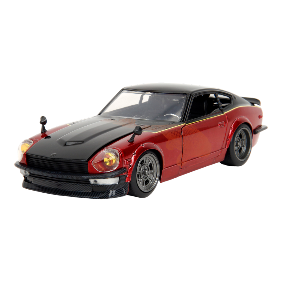 ミニカー 1972 DATSUN 240Z JDM TUNERS 1972 Datsun 240Z #53 Red and White 