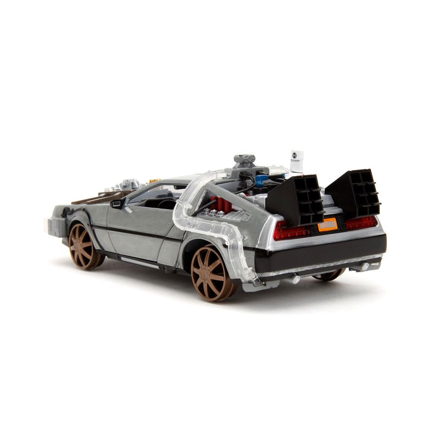 Back to the Future 3 - Delorean 1:24 Diecast Vehicle (with Sound)