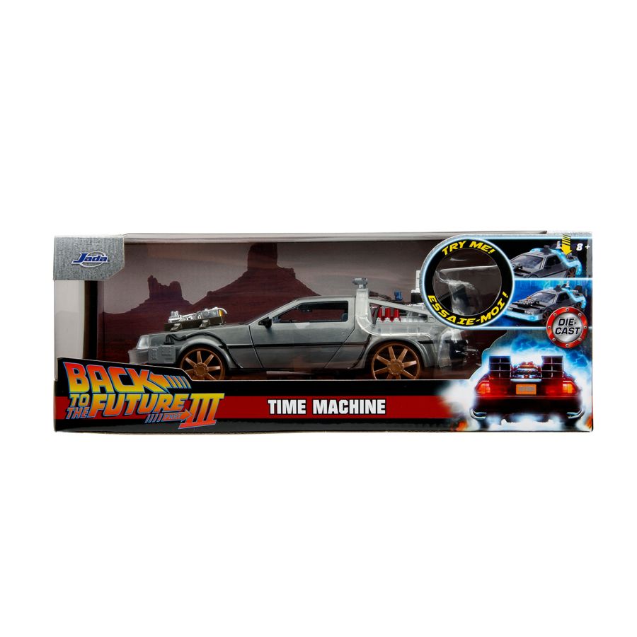 Back to the Future 3 - Delorean 1:24 Diecast Vehicle (with Sound)
