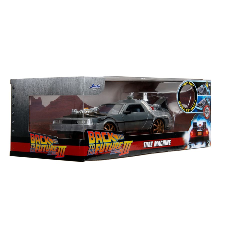 Back to the Future 3 - Delorean 1:24 Diecast Vehicle (with Sound)