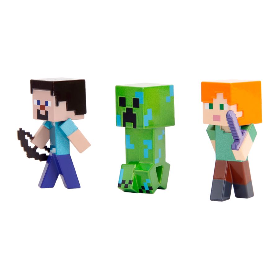 Minecraft - Legends 2.5" Metalfig 3-Pack