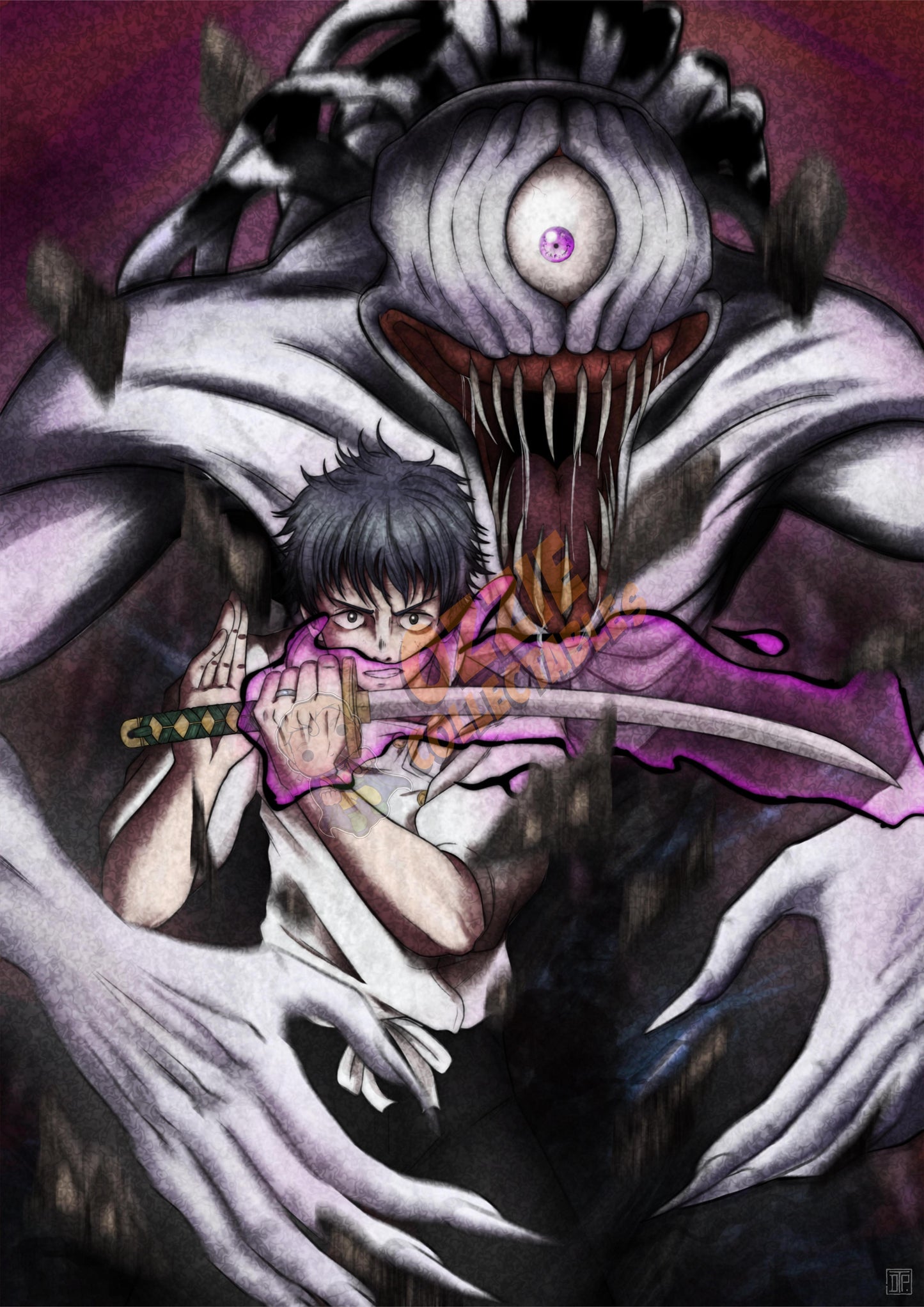 Jujutsu Kaisen - Yuta Okkotsu - Darren Tee Pei Art Print Poster