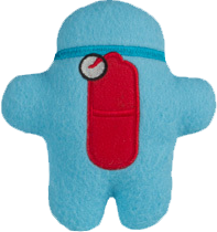 Shawnimals - Pocket Aqua Ninja 4" Plush - Ozzie Collectables