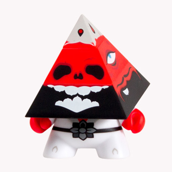 Dunny - 3" Pyramidun Red Dunny Vinyl - Ozzie Collectables