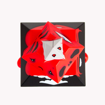 Dunny - 3" Pyramidun Red Dunny Vinyl - Ozzie Collectables