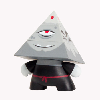 Dunny - 3" Pyramidun Grey Dunny Vinyl - Ozzie Collectables