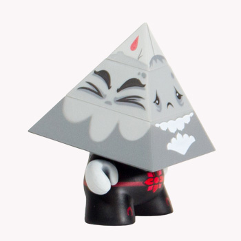 Dunny - 3" Pyramidun Grey Dunny Vinyl - Ozzie Collectables