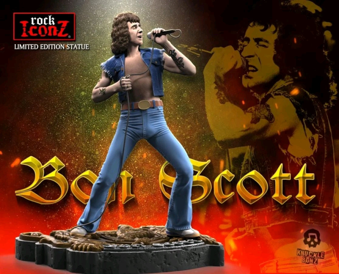 Bon Scott - Rock Iconz Statue
