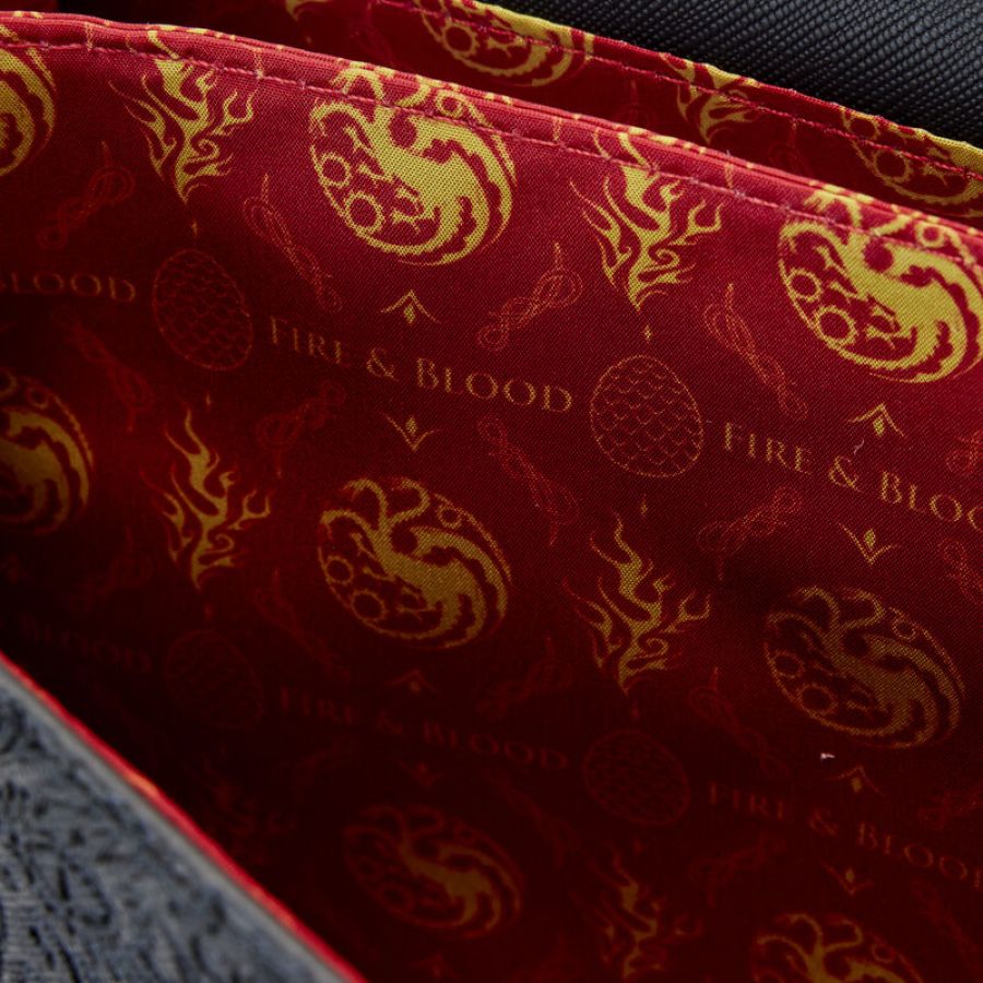 House Of The Dragon - All-Over Print House Targaryen Crossbody Bag