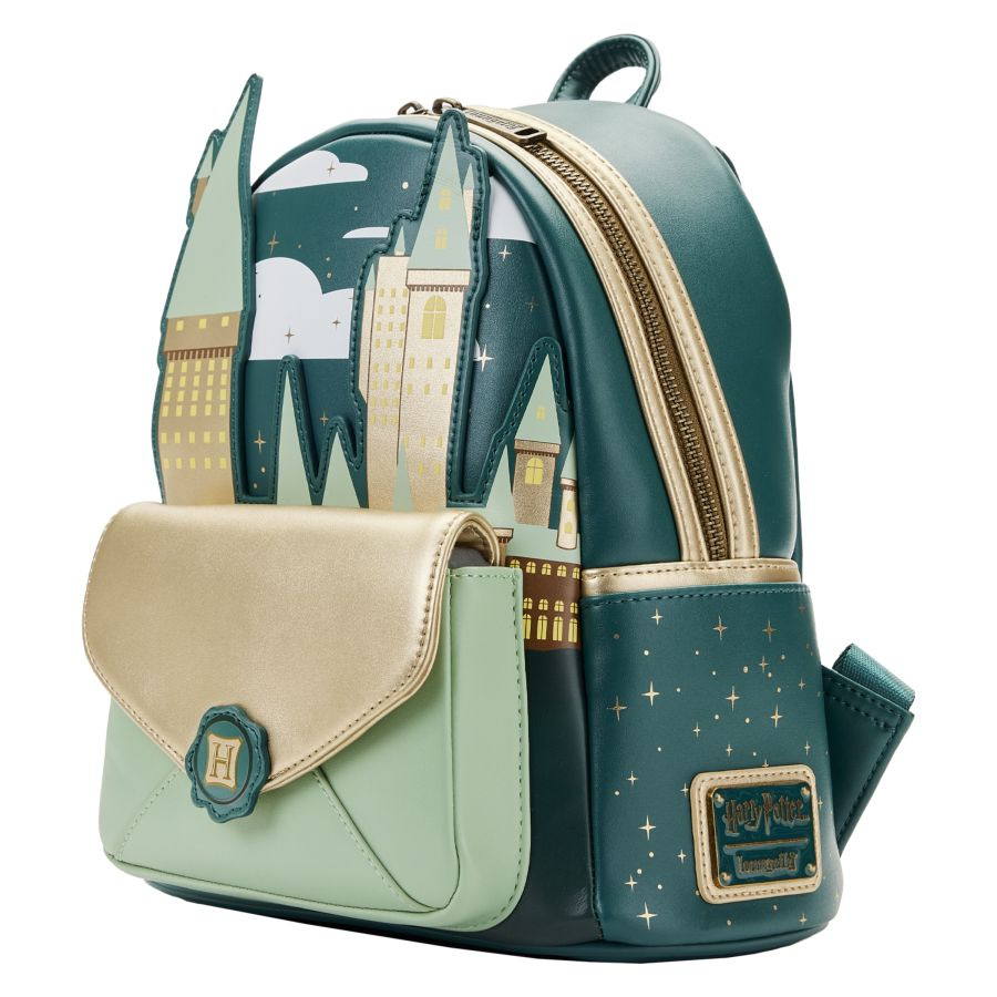 Harry Potter - Golden Hogwarts Mini Backpack