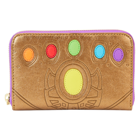 Marvel Comics - Thanos Gauntlet Metallic Zip Around Wallet