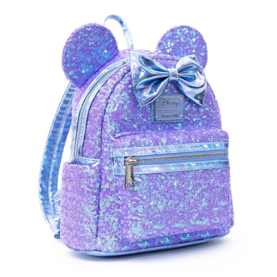 Disney Minnie Purple Sequin US Exclusive Mini Backpack