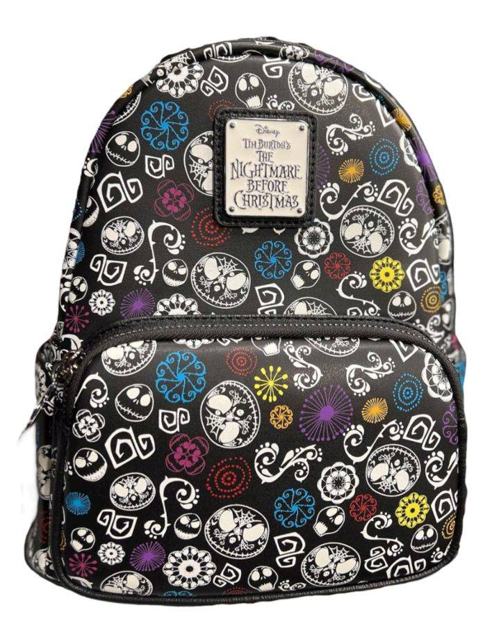 Nightmare Before Christmas - Sugar Skull Art Print Glow US Exclusive Mini Backpack