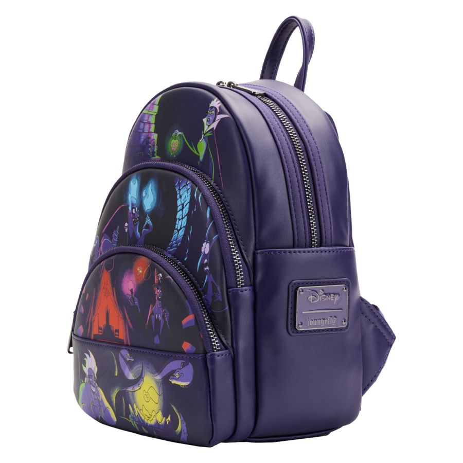 Disney Villains - Triple Pocket Glow Mini Backpack