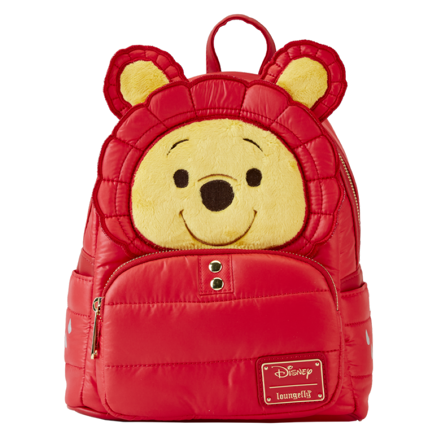 Winnie The Pooh - Rainy Day Puffer Jacket Cosplay Mini Backpack