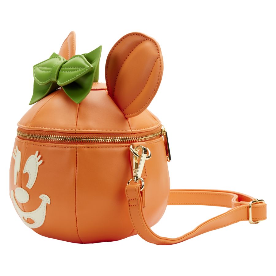 Disney - Minnie Mouse Pumpkin Glow Face Crossbody Bag