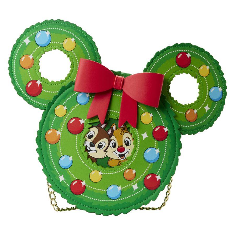 Disney - Chip & Dale Christmas Wreath Crossbody