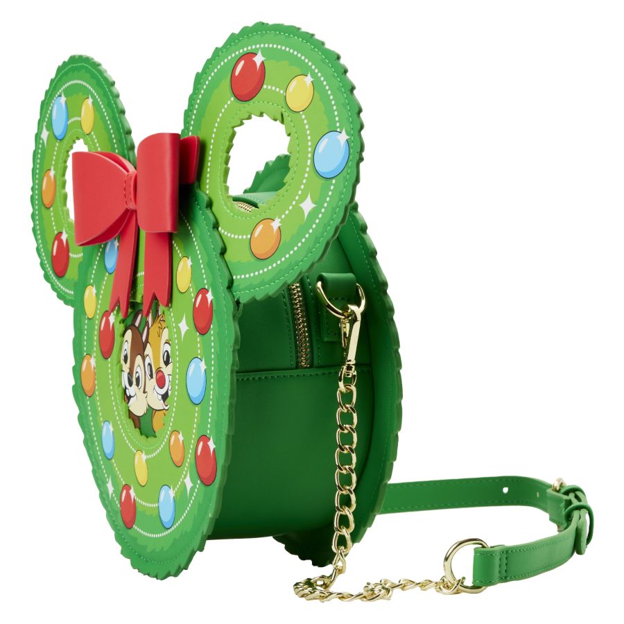 Disney - Chip & Dale Christmas Wreath Crossbody
