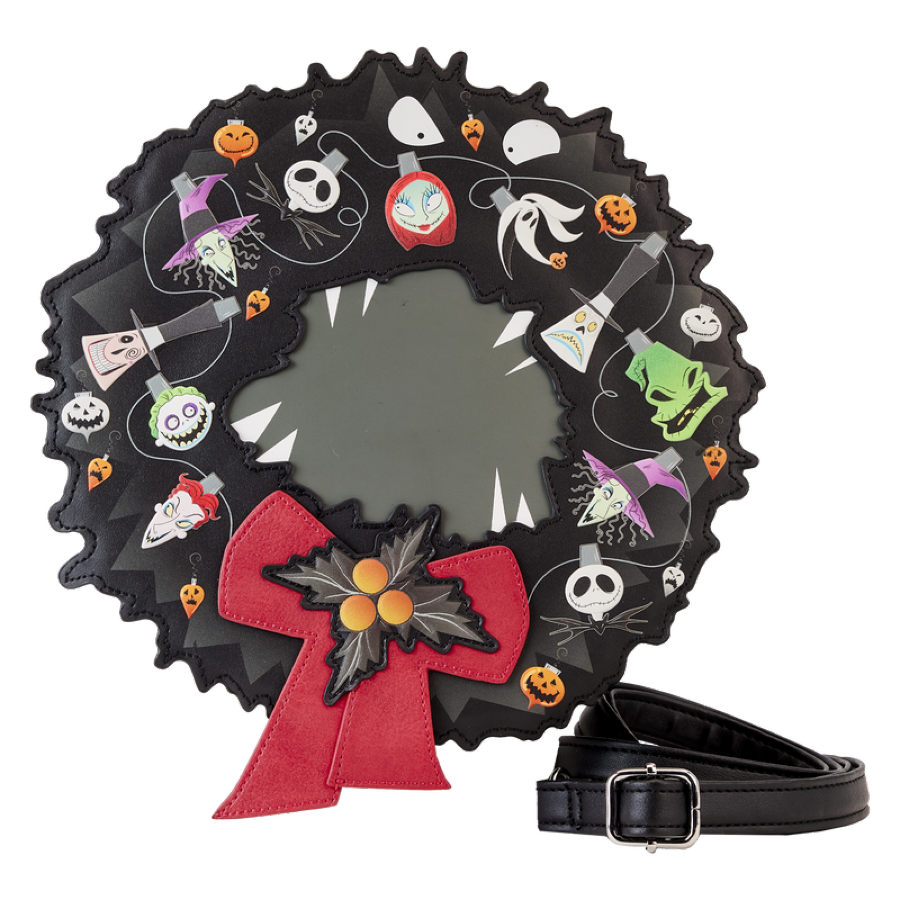 Nightmare Before Christmas - Wreath String Lights Glow Crossbody