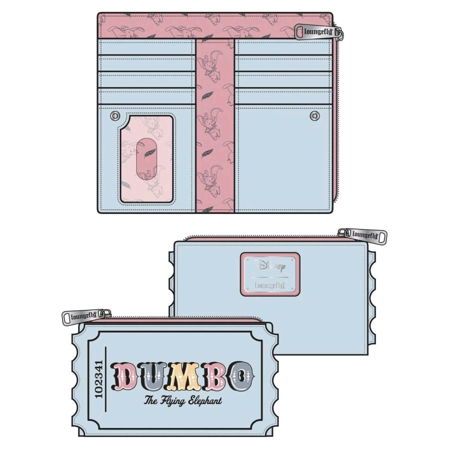 Dumbo - Circus Ticket Flap Wallet
