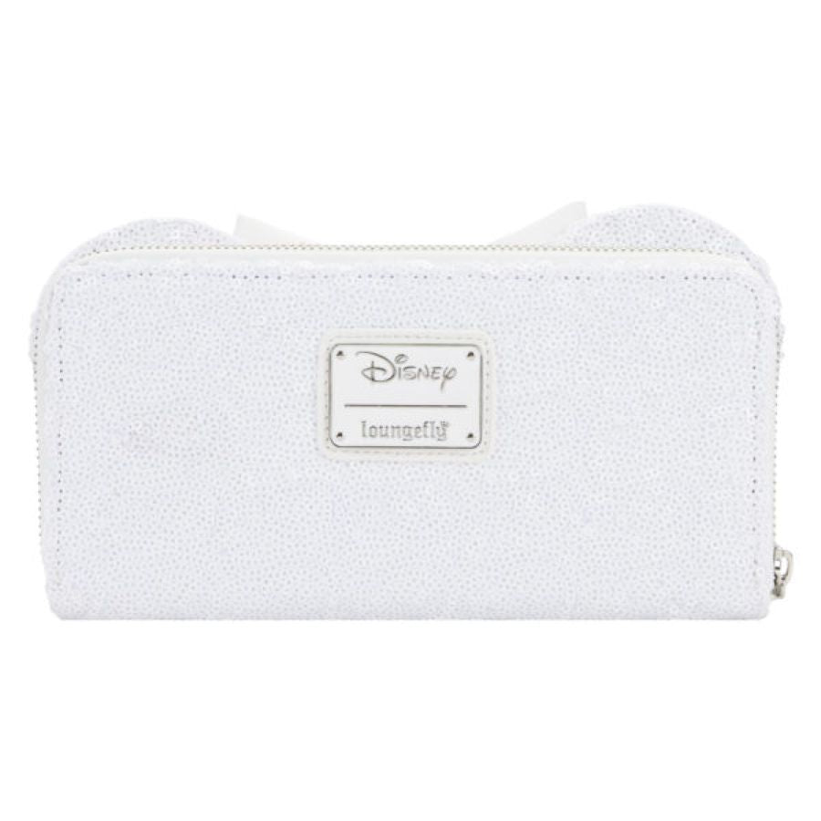 Disney - Minnie Mouse Sequin Wedding Zip Purse