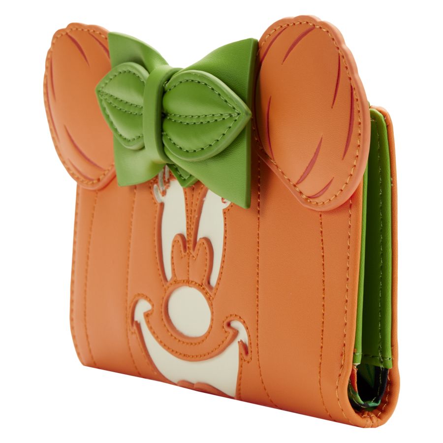 Disney - Minnie Mouse Pumpkin Glow Face Flap Purse
