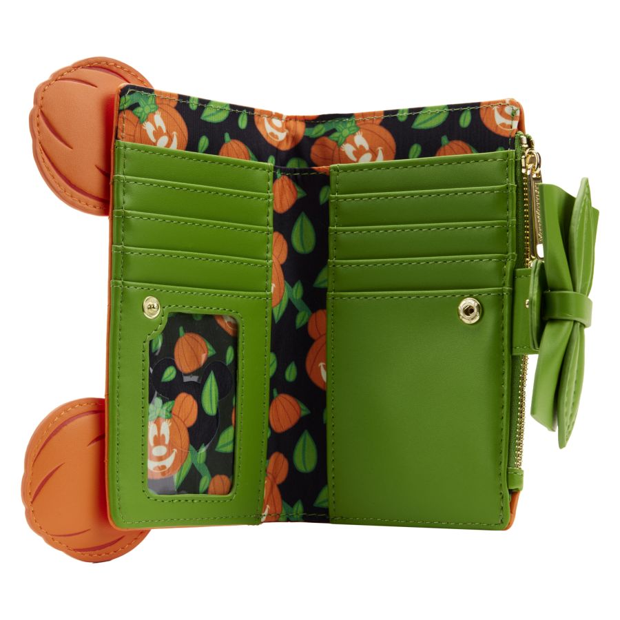 Disney - Minnie Mouse Pumpkin Glow Face Flap Purse
