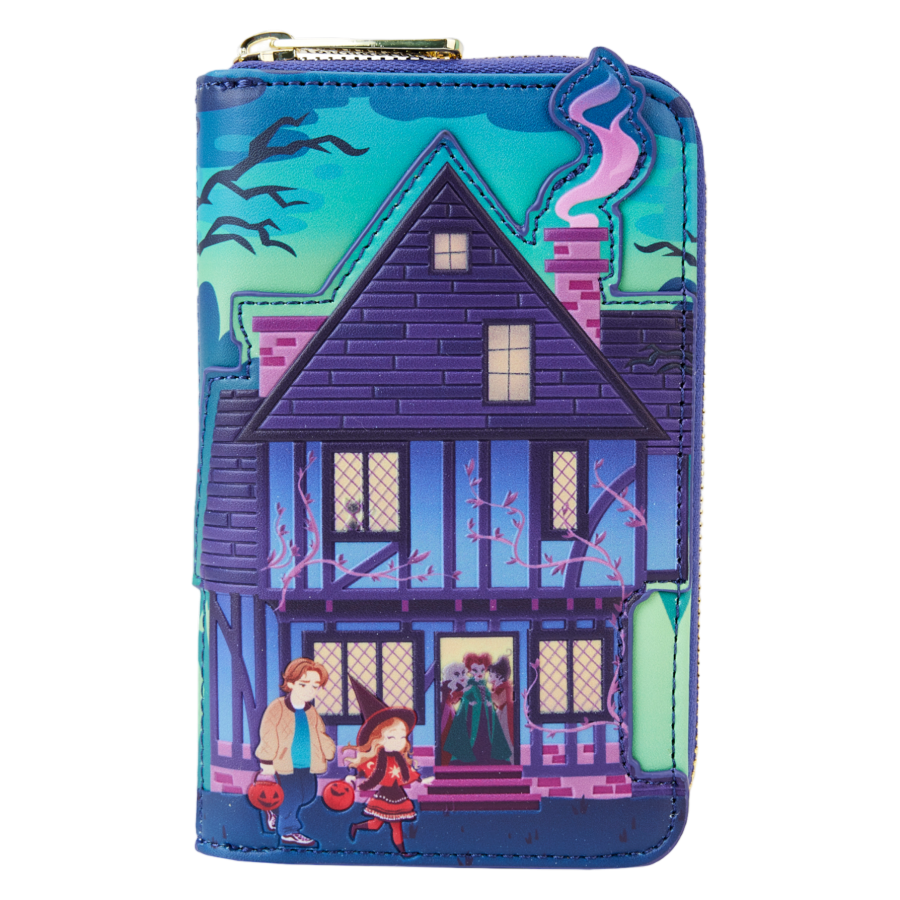 Hocus Pocus - Sanderson Sisters' House Glow Zip Around Wallet