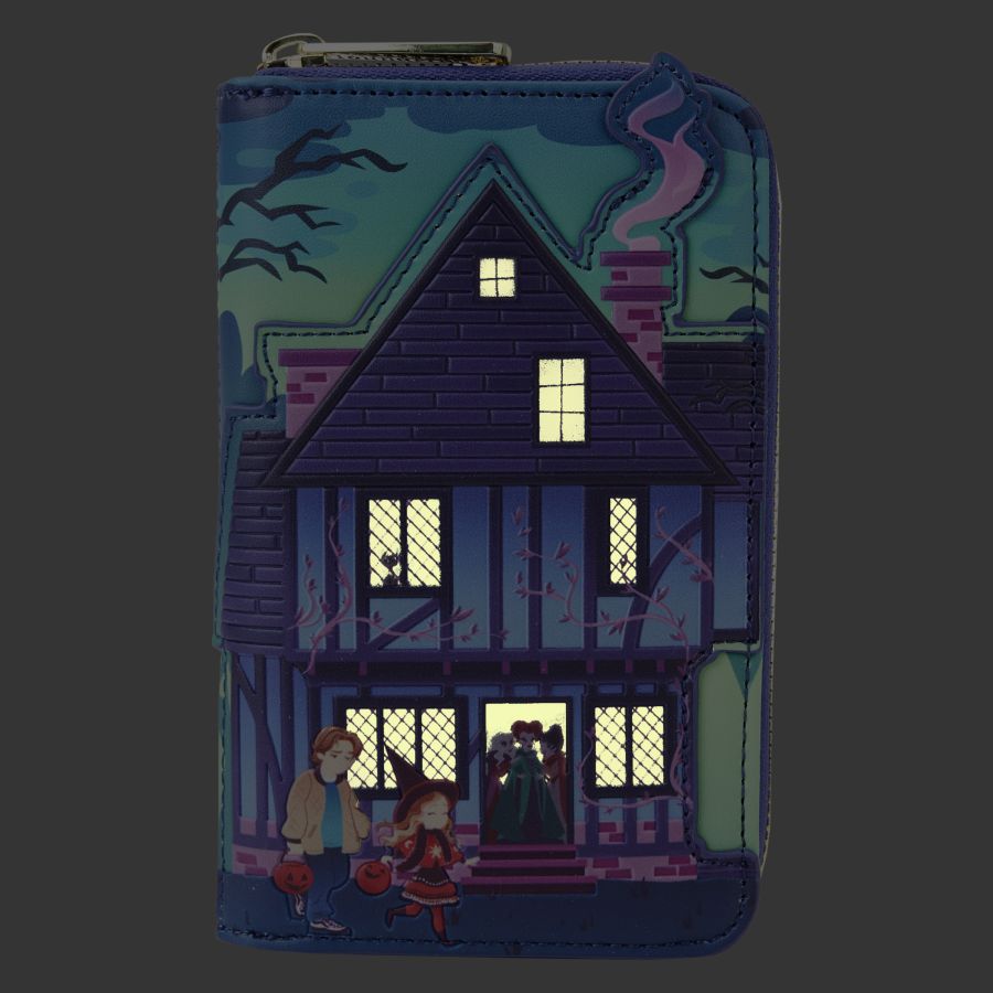 Hocus Pocus - Sanderson Sisters' House Glow Zip Around Wallet
