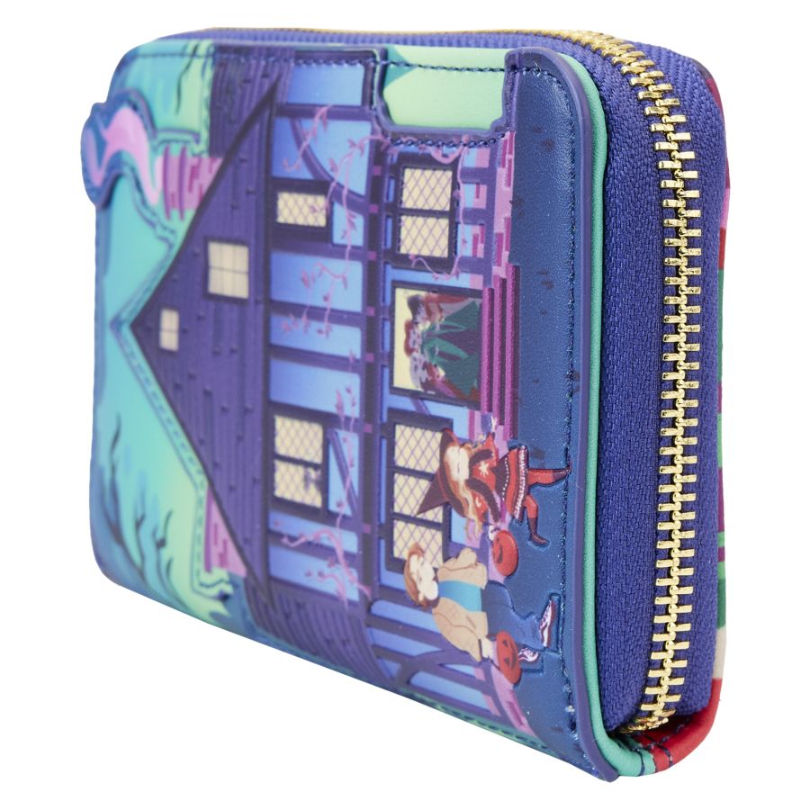 Hocus Pocus - Sanderson Sisters' House Glow Zip Around Wallet