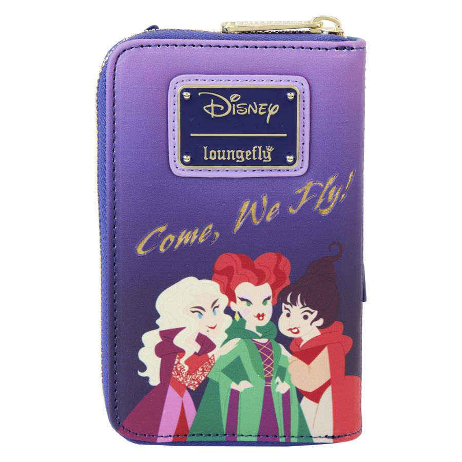 Hocus Pocus - Sanderson Sisters' House Glow Zip Around Wallet
