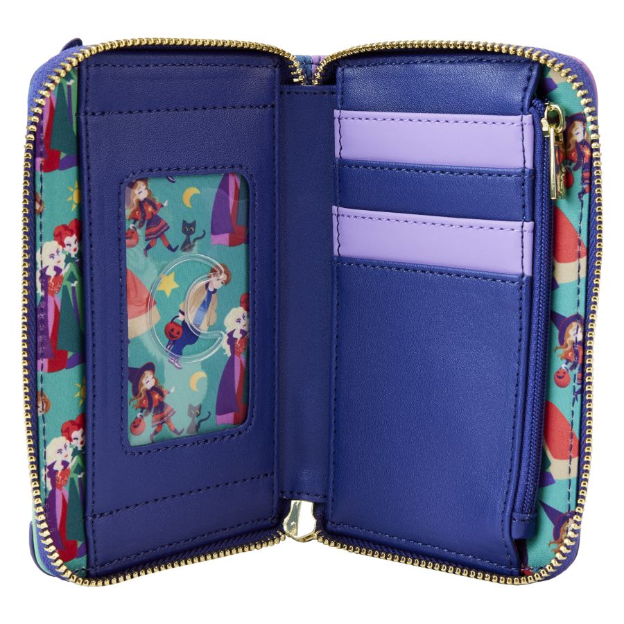 Hocus Pocus - Sanderson Sisters' House Glow Zip Around Wallet