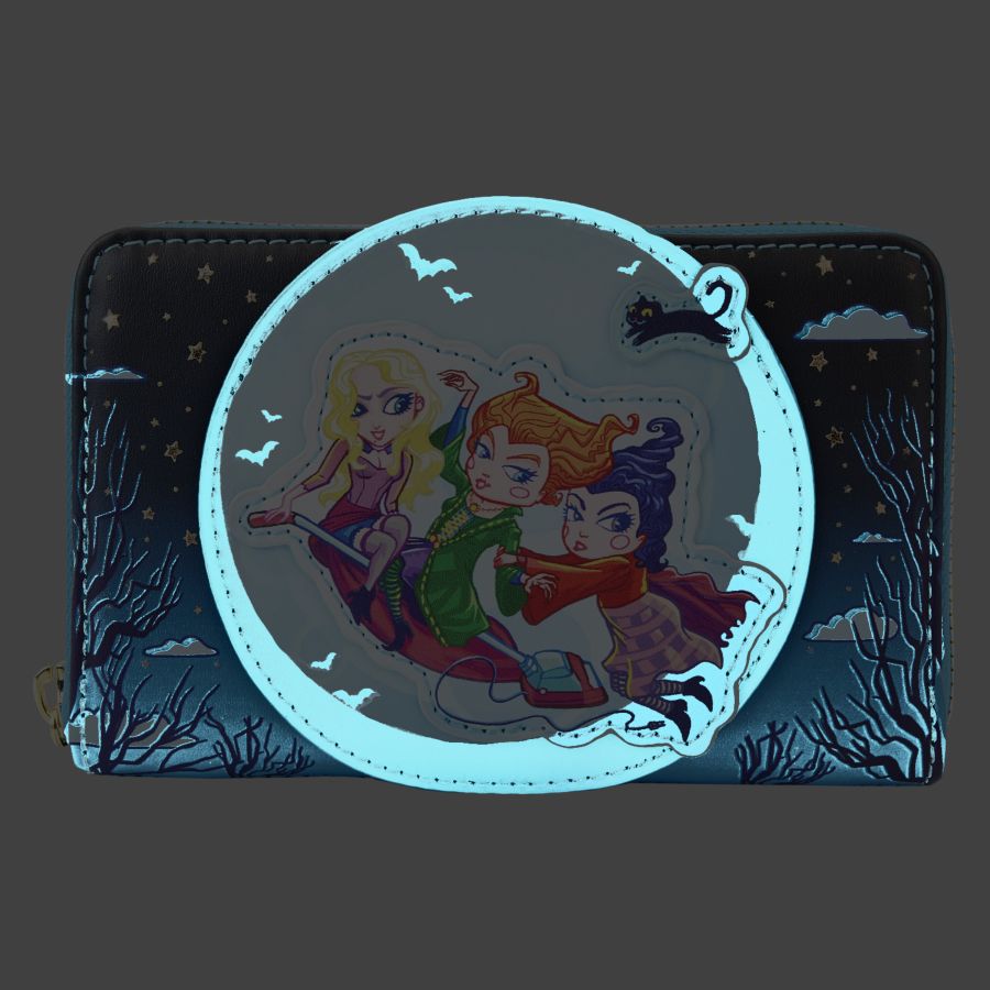 Hocus Pocus - Poster Glow Zip Around Wallet