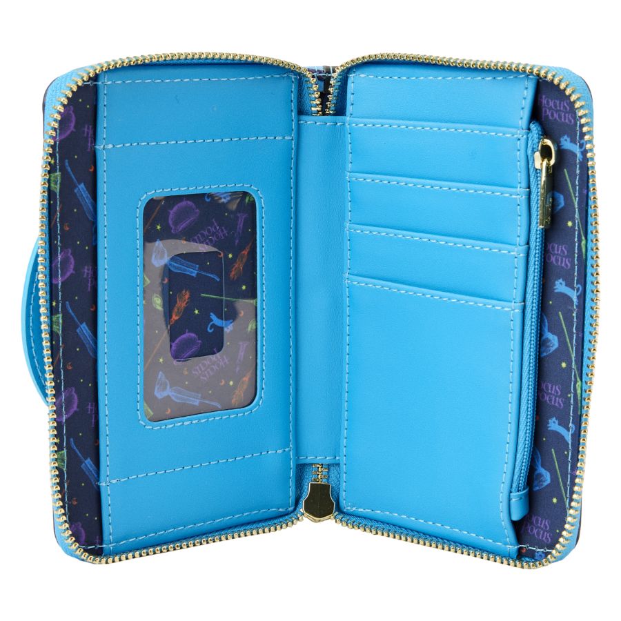Hocus Pocus - Poster Glow Zip Around Wallet