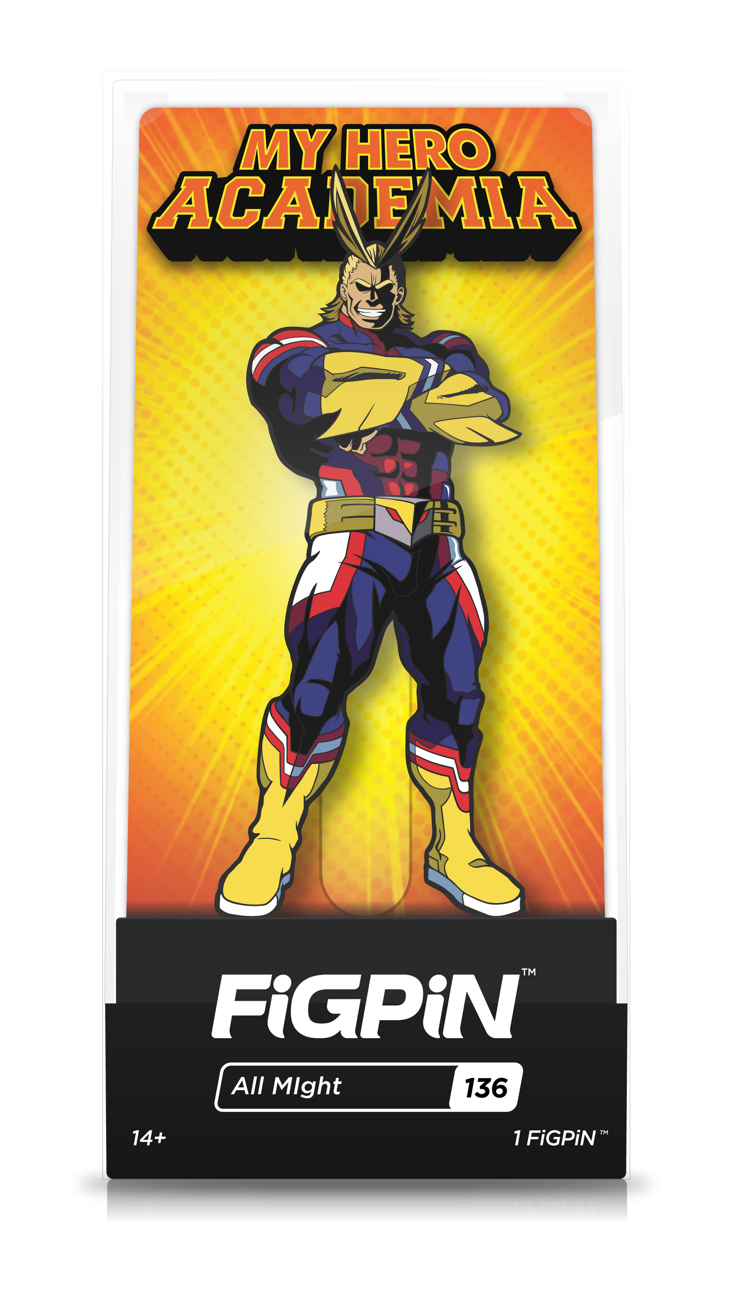 My Hero Academia - All Might 3" Collectors FigPin #136
